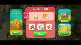 Gardenscapes Level 1426 Walkthrough "No Boosters Used"