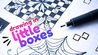 Make art on graph paper | Doodles, drawing and de-stressing