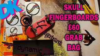 £60 Skull Fingerboards Grab Bag Unboxing | Dynamic Trucks x DK Decks