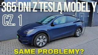 365 dni z Teslą Model Y Long Range - SAME PROBLEMY?