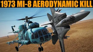 1973 Yom Kippur War:  F-4 vs Mi-8 Aerodynamic Manuever Kills | DCS Reenactment