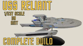 AMT USS Reliant 1/537 scale model kit - Complete build