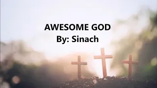 AWESOME GOD BY SINACH WITH LYRICS