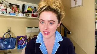 Kathryn Newton shows morning routine