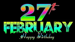 💥27 February birthday status🍬 | 27 February happy birthday status💕 | 27 February birthday wishes🎉