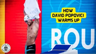 How David Popovici Warms Up