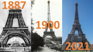 Evolution of Paris 1900 - 2021 in Color