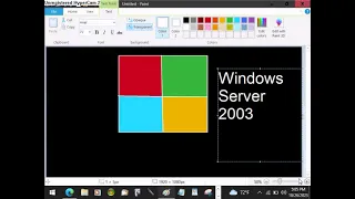 windows server 2003 animation in paint