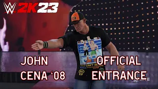 WWE 2K23 John Cena '08 Full Official Entrance!