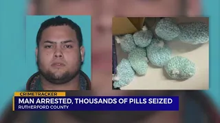 15,000 fentanyl-laced pills seized during arrest in Murfreesboro, TN