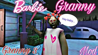 Granny 3 Barbie Mod Full Gameplay || Barbie Granny 3 || Granny 3 Mod