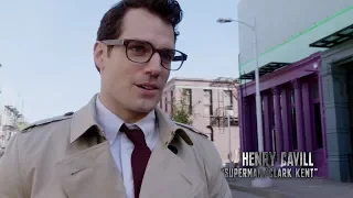 Superman Suit 'Justice League' Behind The Scenes [+Subtitles]