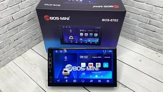 Полный обзор Андроид магнитолы Bos-mini 8702 2 на 32 гб