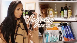 VLOGMAS DAY 20 | Organizing The Kitchen, Everyday Makeup, Date Night