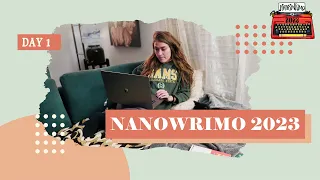NaNoWriMo Day 1 Vlog | NaNoWriMo 2023 Writing Vlogs | Natalia Leigh