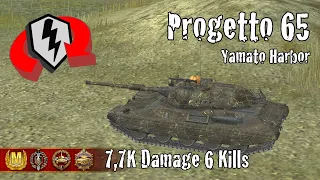 Progetto M40 mod. 65  |  7,7K Damage 6 Kills  |  WoT Blitz Replays