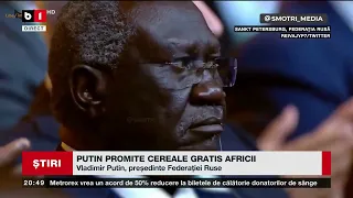 PUTIN PROMITE CEREALE GRATIS AFRICII. Știri B1_ 27 iulie 2023