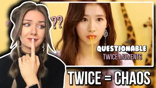 TWICE moments that are very questionable reaction