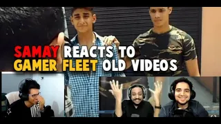 Samay Raina REACTS to GamerFleet Old Videos Ft Karan Singh Boomer | funny reactions 😂