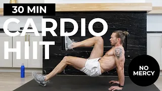 30 Min CARDIO HIIT | No Equipment. No Repeats. NO MERCY!