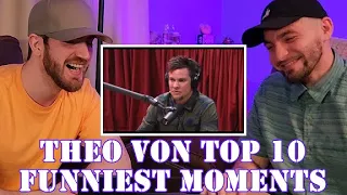 Theo Von Top 10 Funniest Moments | Reaction | Dude is insane🤣