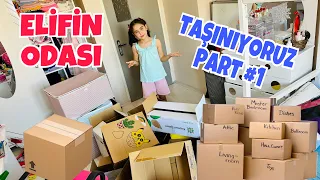 TAŞINIYORUZ !! PART 1 !! |ELİF SİNEMİN ODASINI TOPLADIK !!