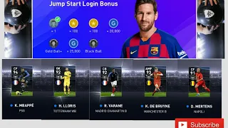 Opening Pack New Player Day 1 Login PES 2020 Mobile Got Mbappe Overall 100 7/14/20