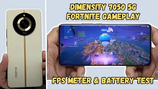 Realme 11 Pro Plus Fortnite Gameplay with Dimensity 7050