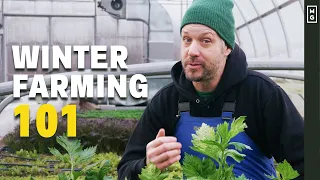 How We Grow Food When It's FREEZING -20F! Winter Farming Tips ❄️