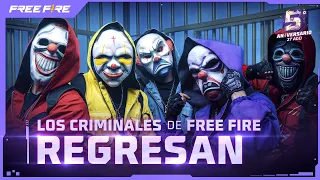 El regreso de Los Criminales en Free Fire 🔥 | Garena Free Fire