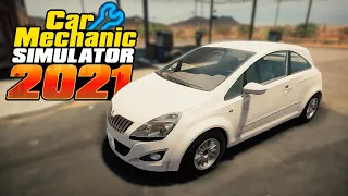 11 сюжетный заказ в Car Mechanic Simulator 2021! Капремонт двигателя Royale Town в режиме эксперта!