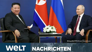 GEFÄHRLICHE "BROMANCE": Kim bezeichnet Angriffskrieg als "Heiligen Kampf" Russlands I WELT Stream