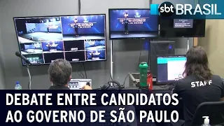 SBT promove debate entre os candidatos ao Governo de São Paulo | SBT Brasil (16/09/22)