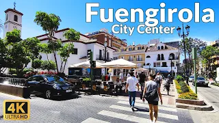 Walking in Fuengirola's City Center - May 2023 Walking Tour in 4K Ultra HD (60fps)