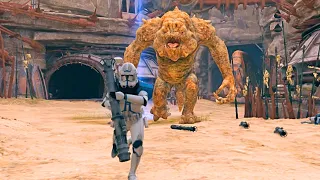 501st Legion VS Rancor | STAR WARS JEDI SURVIVOR