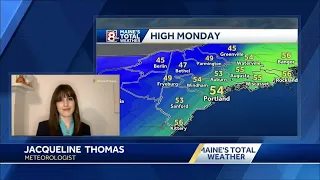 Rain, Wind Monday with Mountain Snow Showers Early