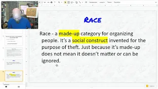 Lecture on Race before reading To Kill a Mockingbird