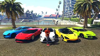 GTA 5 ✪ Stealing Luxury Cars With Franklin ✪ (Expensive Real Life Cars)#53