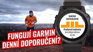 Trénoval jsem 30 dní podle doporučených tréninků od Garminu