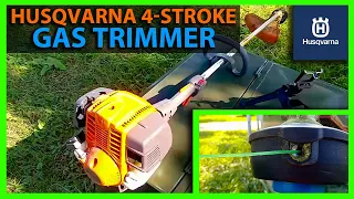 Husqvarna 324L 4-Stroke Gas Trimmer Test, Tutorial, & Review - Powerful Weed Eater