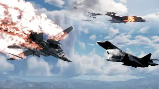 THE WORLD WAS SHOCKED, when a Russian Su-57 fighter pilot blew up all the US F-35 fighter jets.