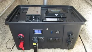 V1 P1 DIY Portable Solar Power Generator - Wiring Schematic, Parts List, FAQ Sheet Provided