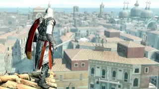 Assassin's Creed 2 Sword of Altair Combat & Free Roam Parkour in Venice