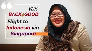 Vlog Pulang ke Indonesia (2): Flight ke Indonesia transit di Changi Airport, Singapore ~ Juli 2021