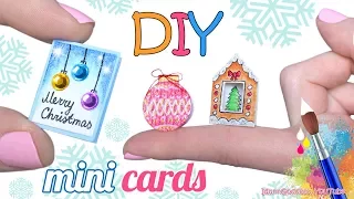 How To Make Miniature Greeting Cards For Christmas – DIY Mini Christmas Cards