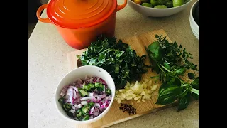 Cooked Ep. 17 | Creamy White Bean and Collard Green Soup | Using  Le Creuset 4.5 Qt. Dutch Oven