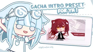 ꒰ྀི ๑ ´ Gacha Intro Preset For Ya ! || Xml and alight link (5 mb) || Gacha Video