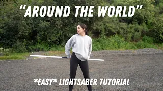 How to Learn the "AROUND THE WORLD" Double-Bladed Lightsaber Spin in 5 EASY Steps!