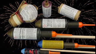 ALLE ZINK Brokat + Blau Effekte - F2 Rakete bis 100 mm Shells [𝟰𝗞] | JJFireworks