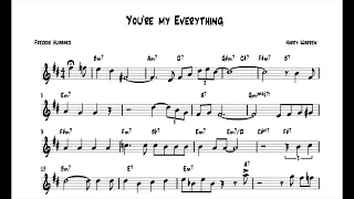 Freddie Hubbard- You're my Everything (Solo Transcription)